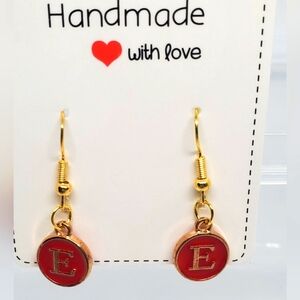 ‼️B2G1 E Initial Earrings, New